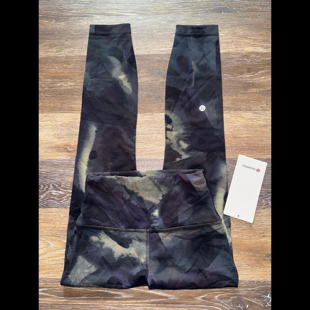 Lululemon Wunder Train High Rise 25” Ink Islands Burnside Multi Size 4 NWT